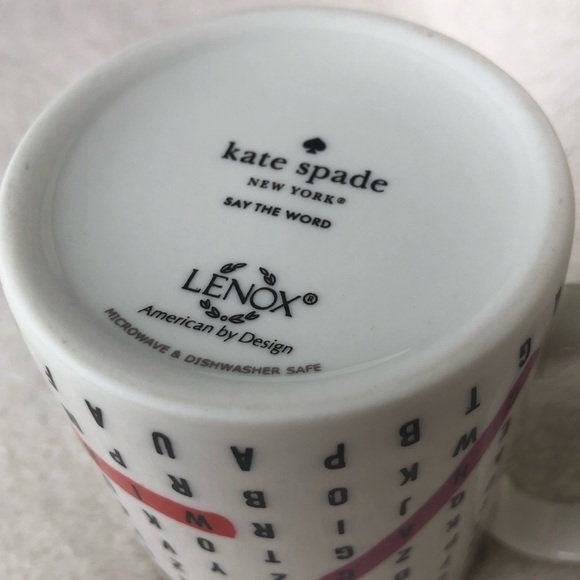 Kate Spade Crossword Mug - Picture 16 of 16
